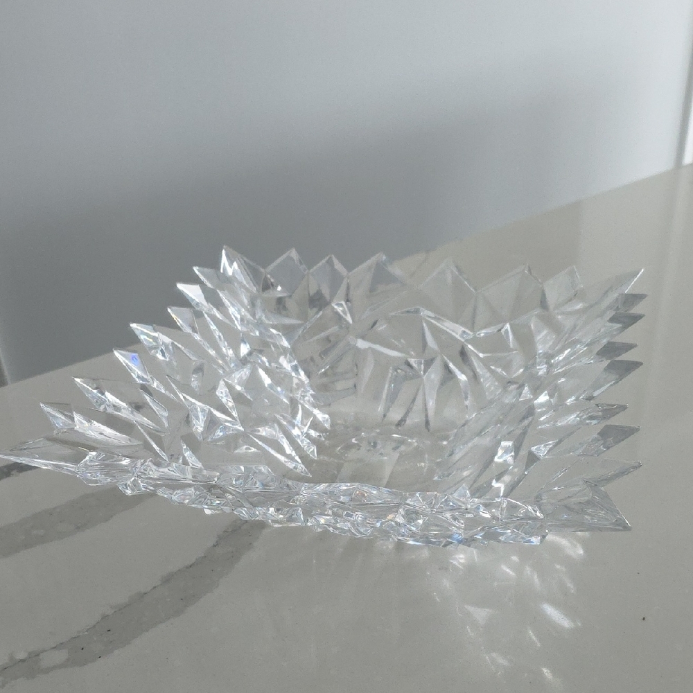 NWT Mikasa Glacier 11 Inch Lead Crystal Bowl